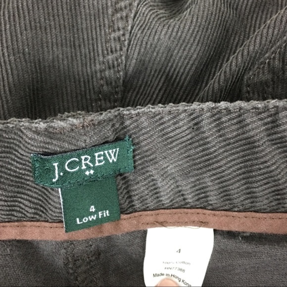 J. Crew Low Fit Flap Pockets Flare Leg Corduroy - Picture 2 of 5